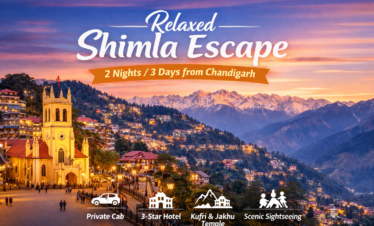 Relaxed Shimla Escape — 2 Nights / 3 Days (private cab from Chandigarh)